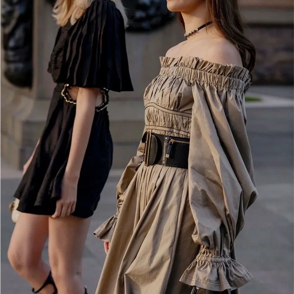 Aje Wattle Off-The-Shoulder Midi Dress - Picture 6 of 7